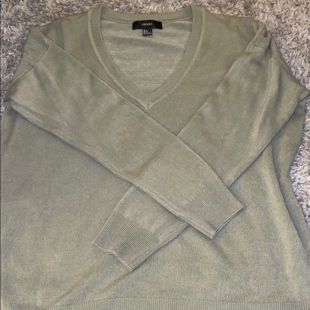 Olive green sweater